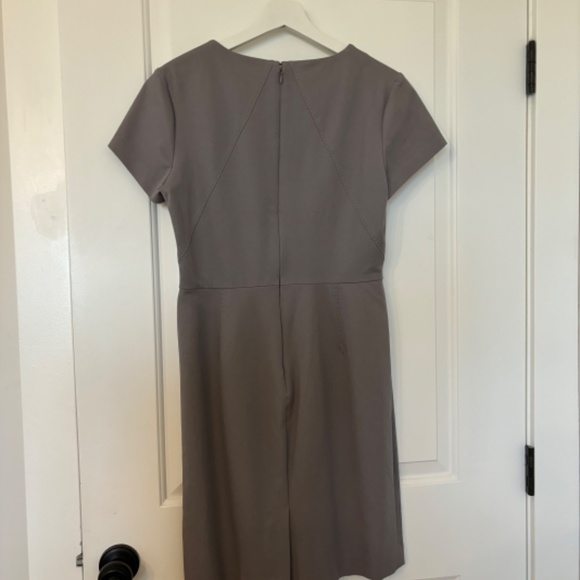 Neutral Tailored Dress - Picture 3 of 6